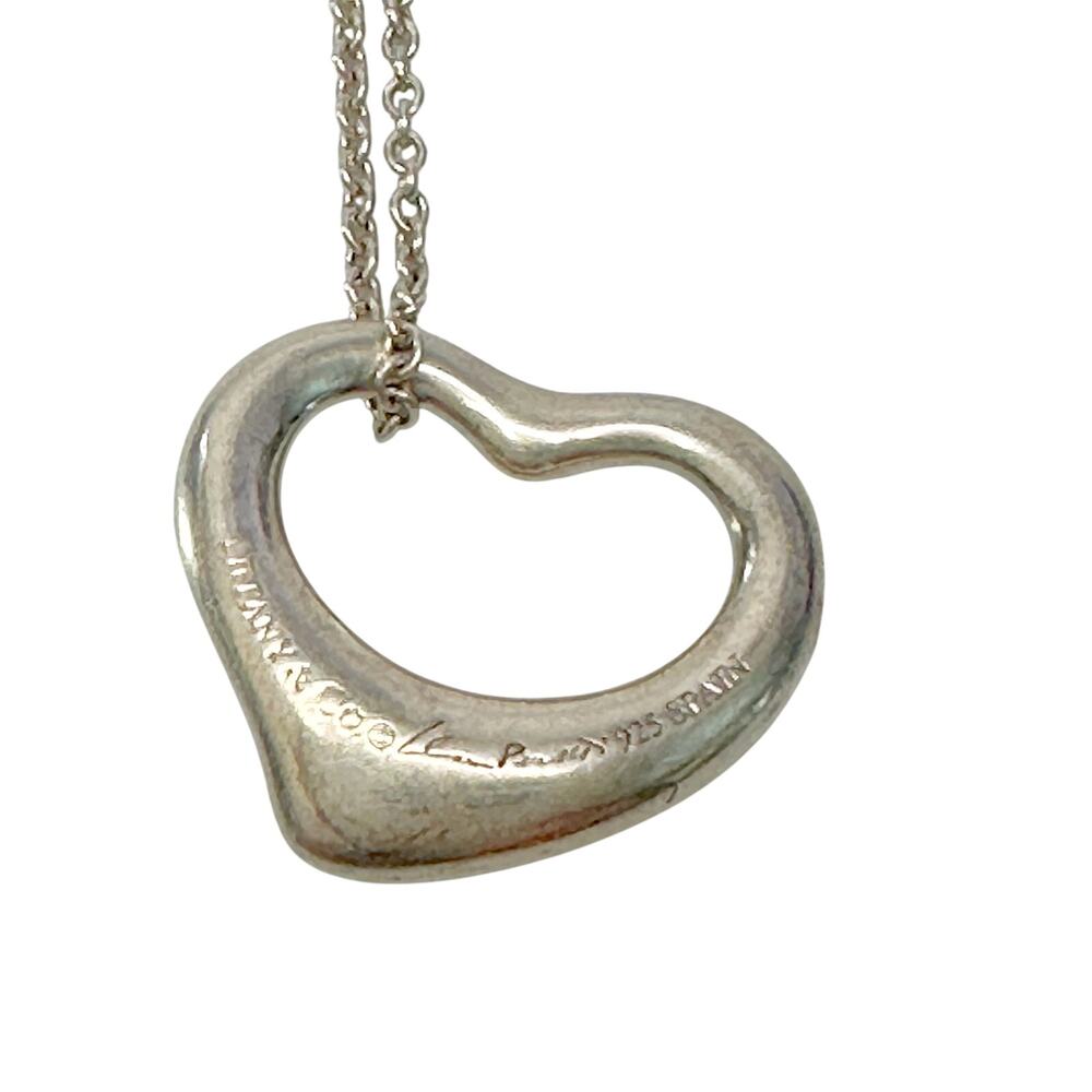Tiffany & Co. Elsa Peretti Small Open Heart Necklace - Picture 7 of 12